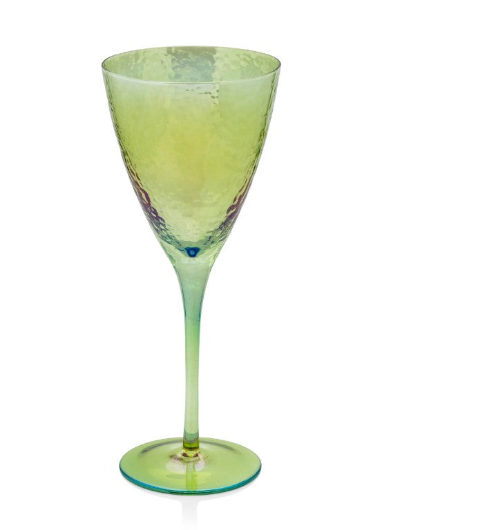 Aperitivo Red Wine Glass - Luster Green