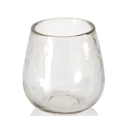 Artisan Hammered Stemless All-Purpose Glass