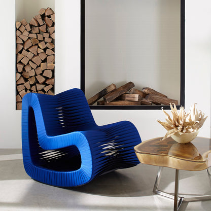 Seat Belt Rocking Chair, Blue/Black