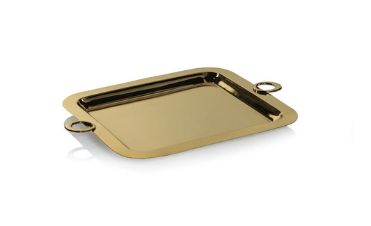 Bacardi Polished Brass Serving Tray