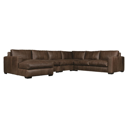 Dawkins Leather Sectional