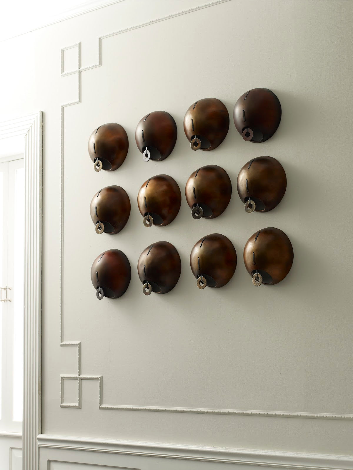 Spheres Wall Tile, Bronze