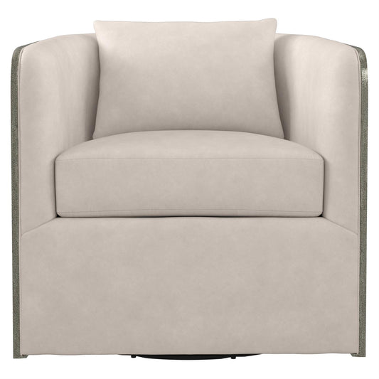 Eliot Leather Swivel Chair