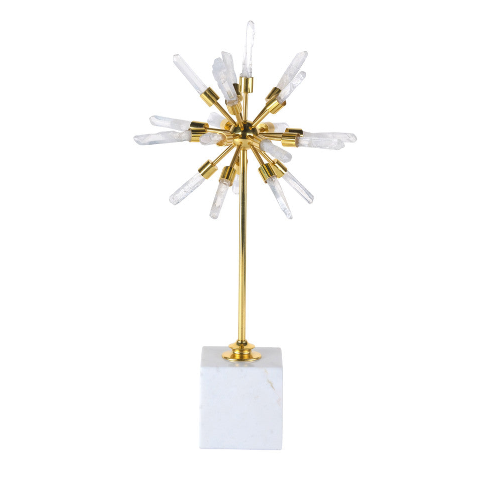 DARRA SMALL CRYSTAL STARBURST STATUARY