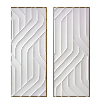 CASCADE DIMENSIONAL PLASTER WALL ART