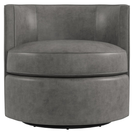 Fleur Leather Swivel Chair