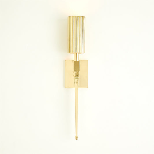 FLUTED DOUBLE AND SINGLE SCONCE COLLECTION