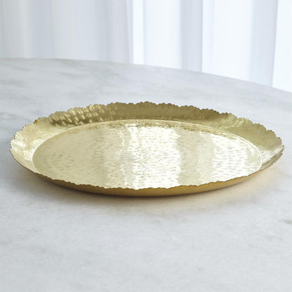 HAMMERED ROUND TRAY