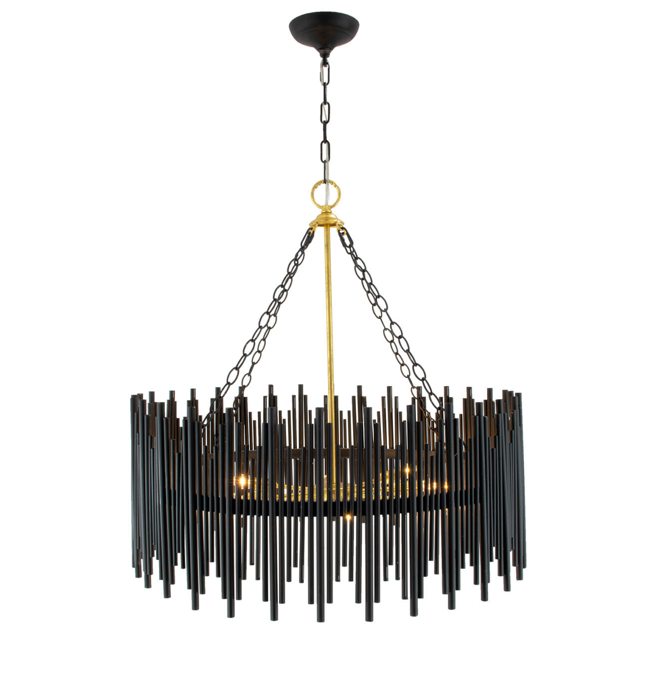 HD110 Aged Iron & Gold Lantern