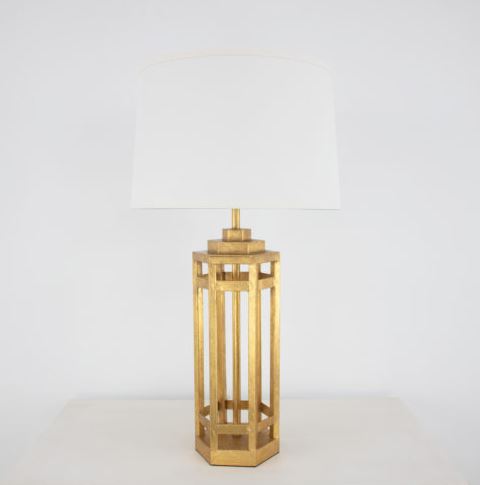 IR932 Gold Table Lamp