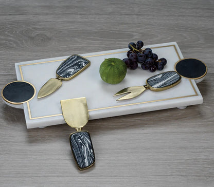 Kadappa Stone and Marble Tray