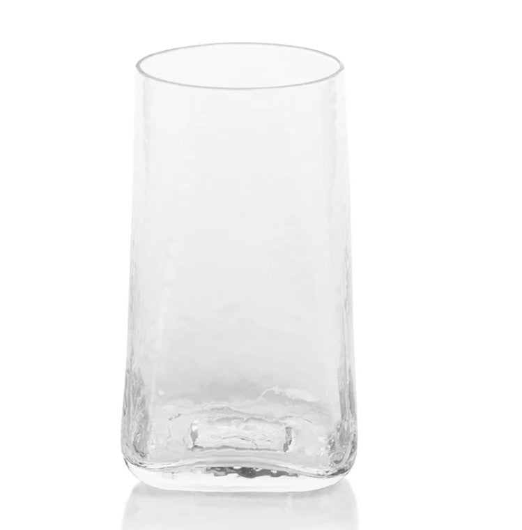 Kallos Hammered Highball Glass