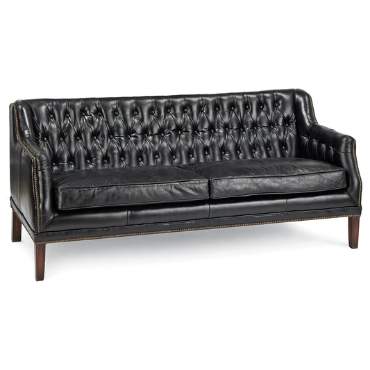 Leather Equestrian Sofa