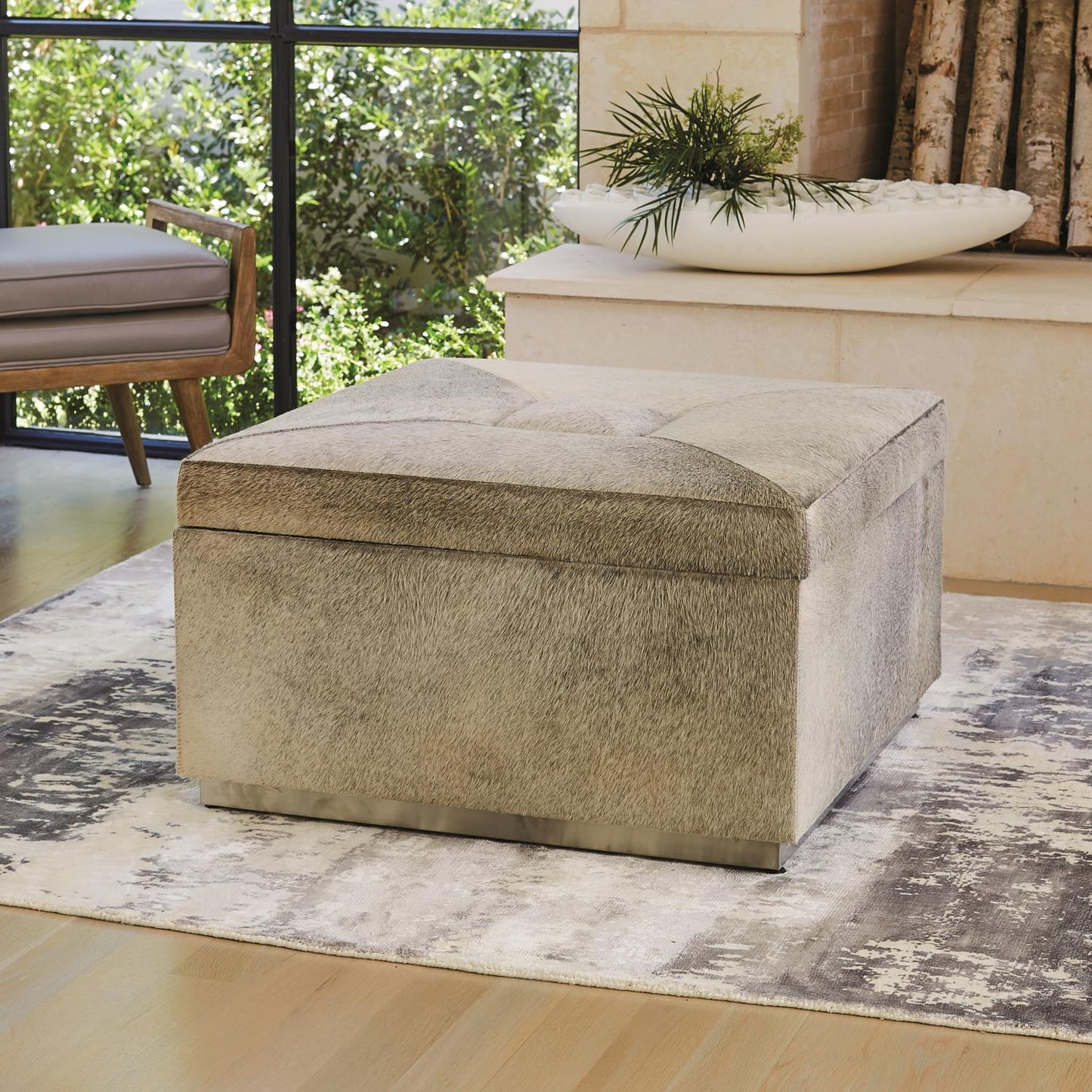 METRO SQUARE STORAGE OTTOMAN