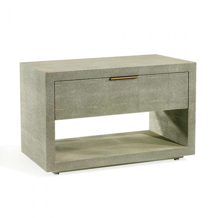 MONTAIGNE BEDSIDE CHEST SHAGREEN