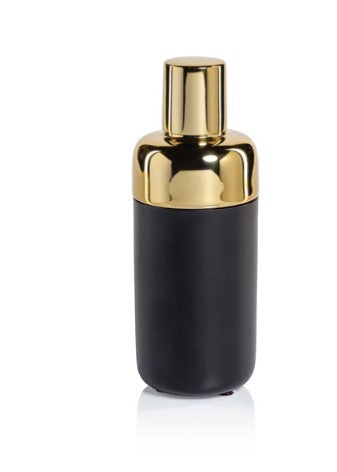 Monte Oro Mixologist Cocktail Shaker - Black and Gold