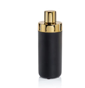 Monte Oro Mixologist Cocktail Shaker - Black and Gold