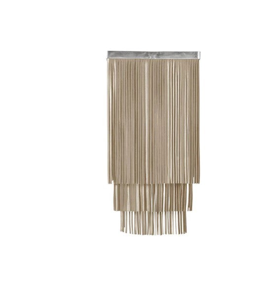 Ndidi Wall Sconce  - Cream-Stone Leather