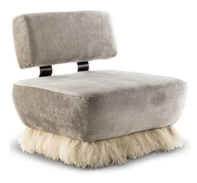 Ostrich Fluff Lounge Chair