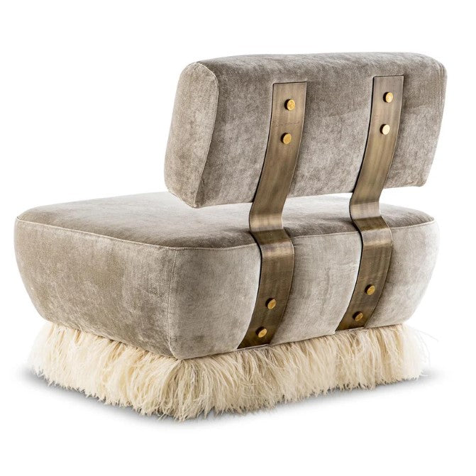 Ostrich Fluff Lounge Chair