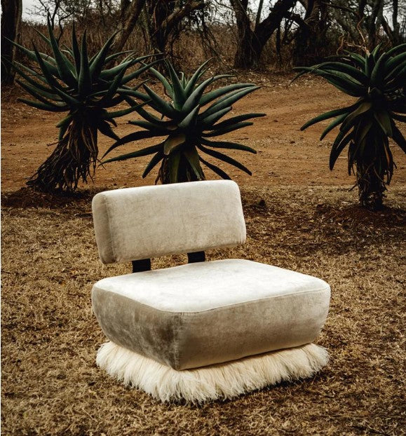 Ostrich Fluff Lounge Chair