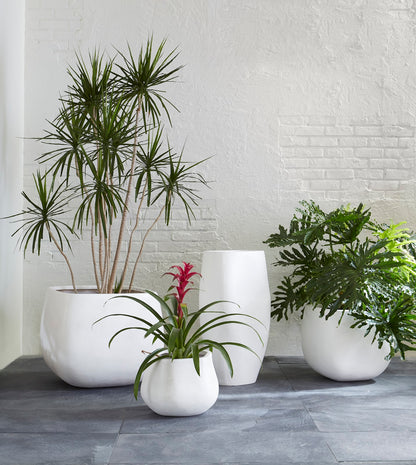 Swell Planter, Small, White