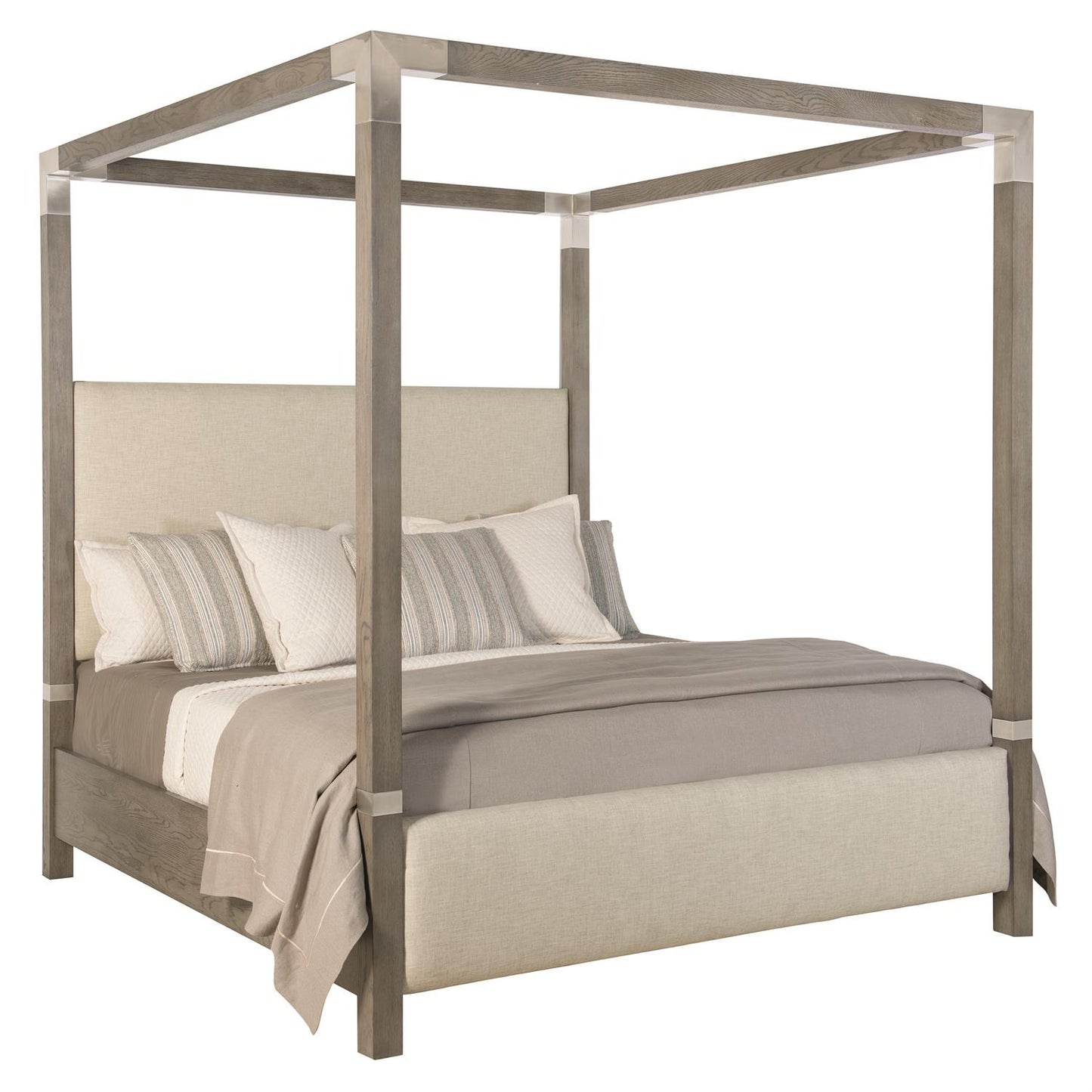 Palma Fabric Canopy Bed King