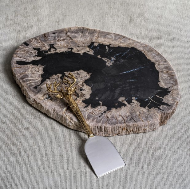 Petrified Wood Cheese Board - Organic Shape