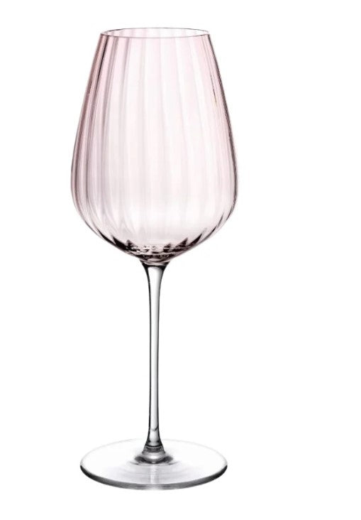 Round Up Dusty Rose Set of 2 White wine glasses