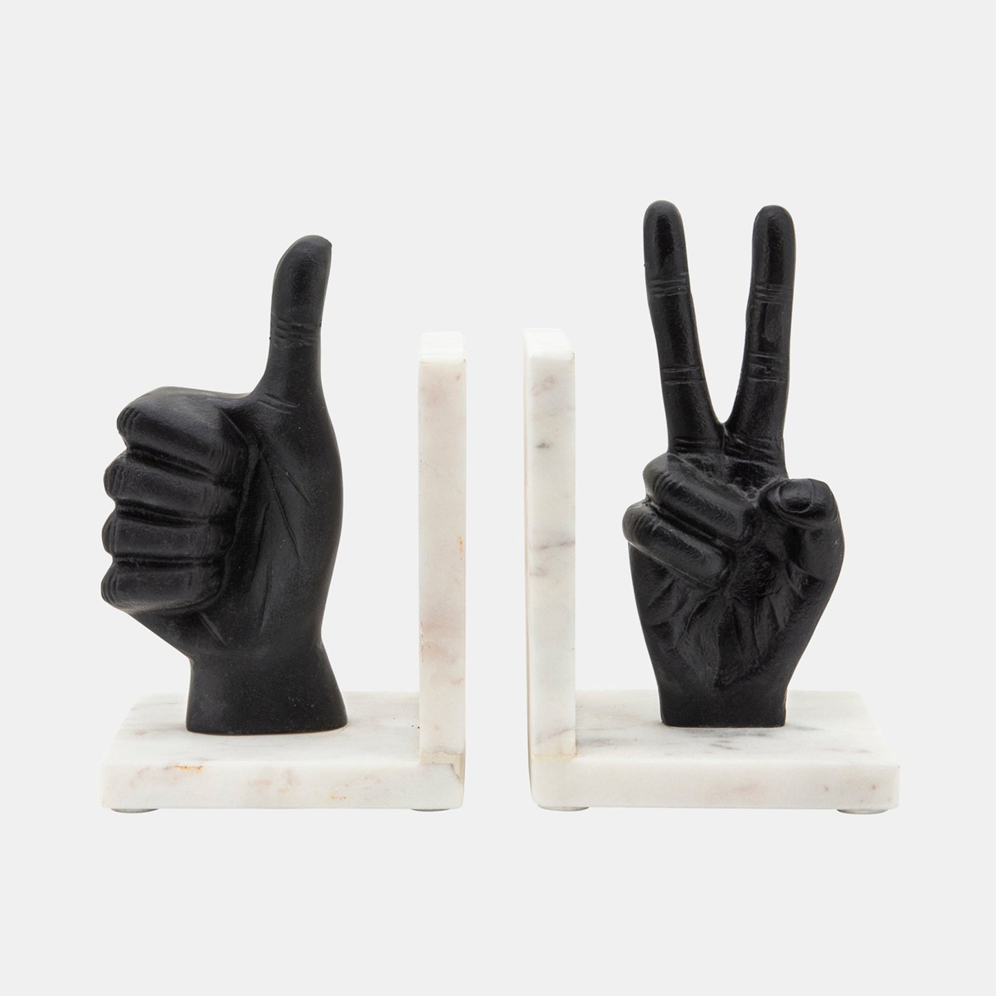 Hand Sign Bookends