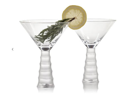 Sagano Bamboo Stem Martini Glass