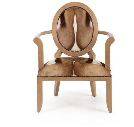 Springbok Hide Manhattan Chair