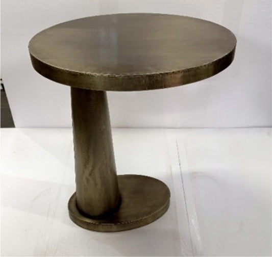 TATUM ACCENT TABLE ANTIQUE SILVER