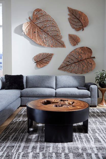 Birch Leaf Wall Art, Copper, XS