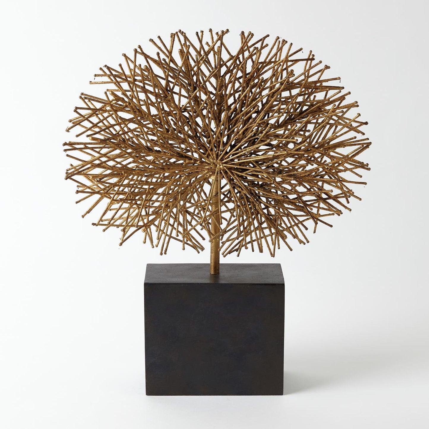 TUMBLE WEED SCULPTURE-GOLD LEAF