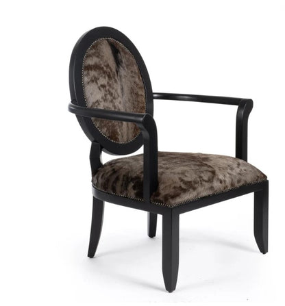 Wildebeest Hide Manhattan Chair