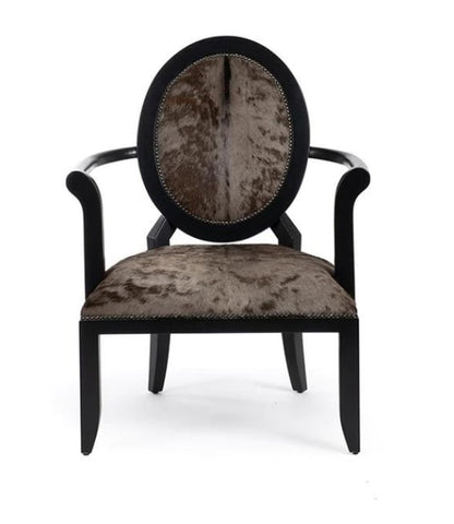 Wildebeest Hide Manhattan Chair