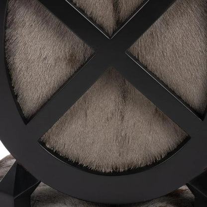 Wildebeest Hide Manhattan Chair