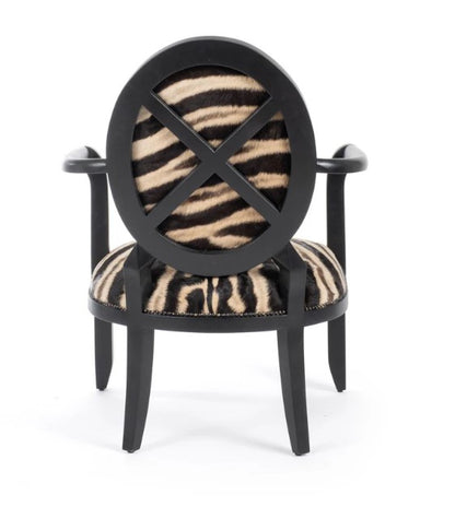 Wildebeest Hide Manhattan Chair