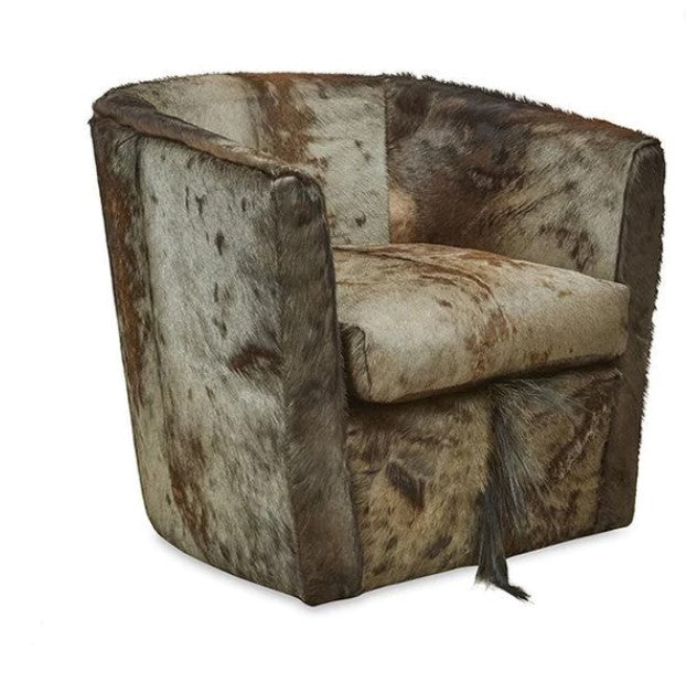 Wildebeest Hide Tub Chair