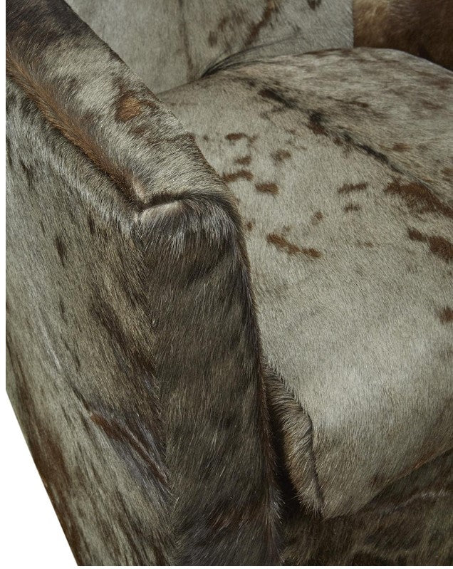 Wildebeest Hide Tub Chair