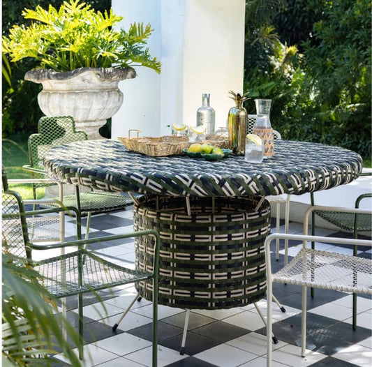 Woven Outdoor Dining Table