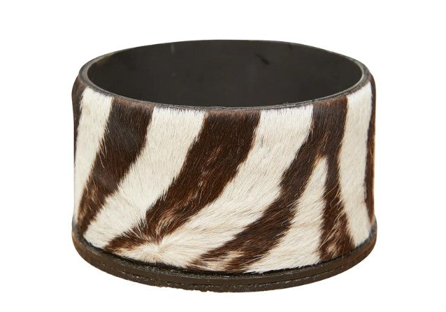 Zebra Hide Wine Holder