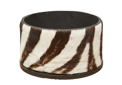 Zebra Hide Wine Holder