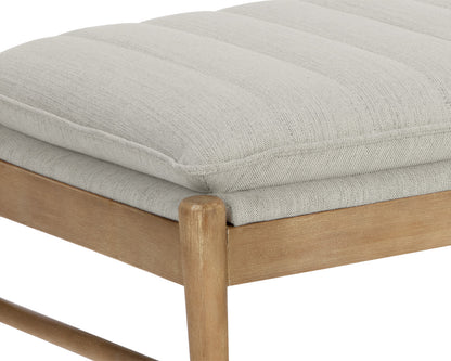 NAHLA LANCE BENCH - NATURAL - MINA IVORY