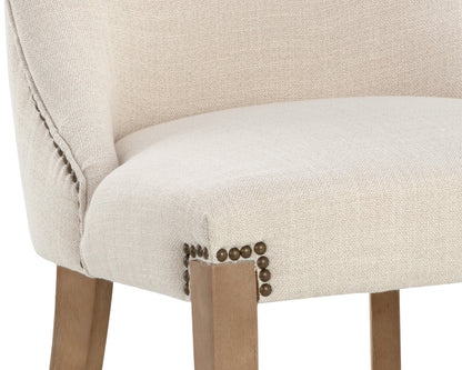 NAHLA MARJORY DINING CHAIR - EFFIE LINEN