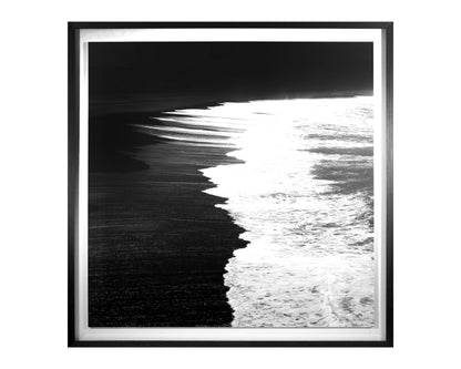 NAHLA WASHED ASHORE - 48" X 48" - CHARCOAL FRAME