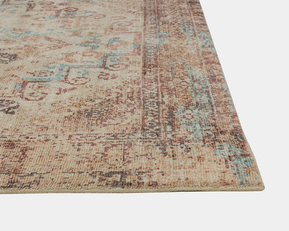 NAHLA ZAGORA LOOM-KNOTTED RUG - RUST - 10' X 14'