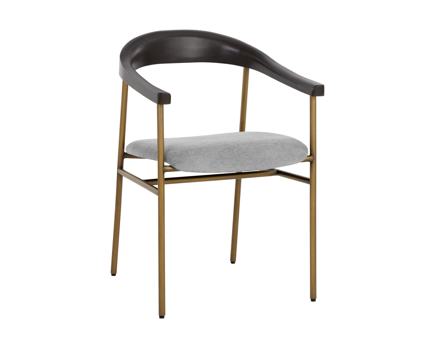 NAHLA GIORGIO DINING ARMCHAIR - POLO CLUB STONE