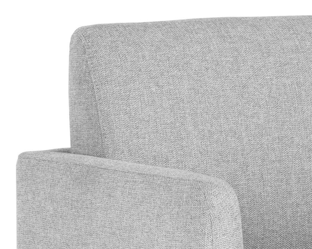 NAHLA LORILYN LOUNGE CHAIR - BELFAST HEATHER GREY